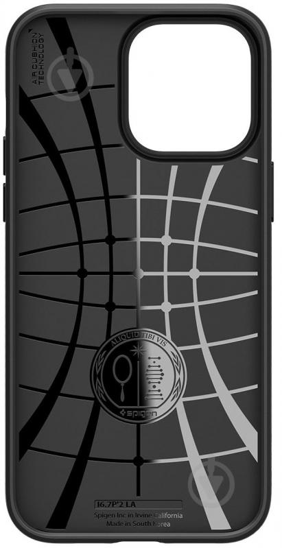 Чехол Spigen Liquid Air для Apple iPhone 14 Pro Max matte black (ACS04813) - фото 11