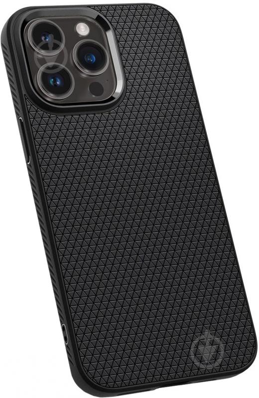 Чехол Spigen Liquid Air для Apple iPhone 14 Pro Max matte black (ACS04813) - фото 4