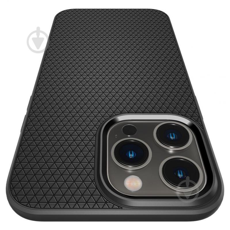 Чехол Spigen Liquid Air для Apple iPhone 14 Pro Max matte black (ACS04813) - фото 5