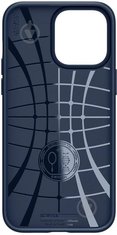 Чехол Spigen Liquid Air для Apple iPhone 14 Pro Max navy blue (ACS04814) - фото 4