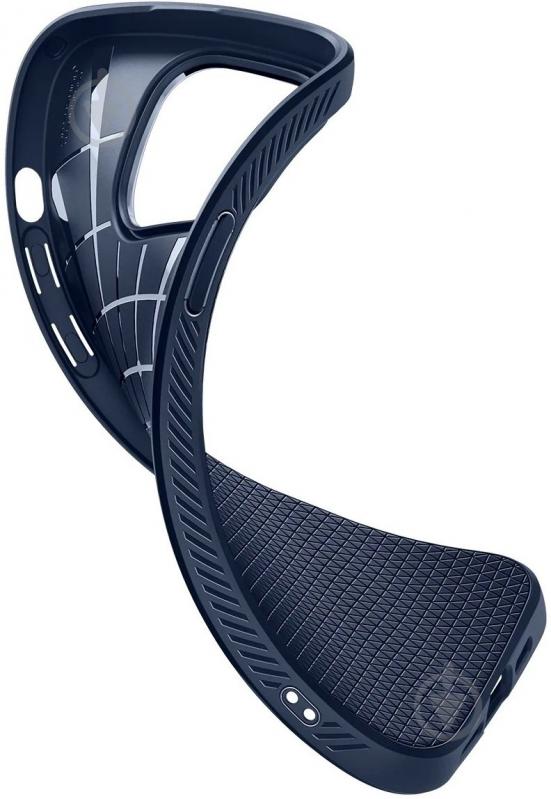 Чехол Spigen Liquid Air для Apple iPhone 14 Pro Max navy blue (ACS04814) - фото 8