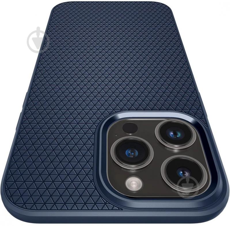 Чехол Spigen Liquid Air для Apple iPhone 14 Pro Max navy blue (ACS04814) - фото 5