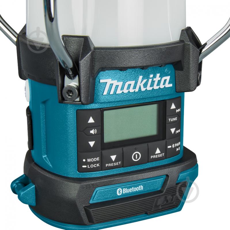 Радіоприймач Makita 14,4/18,0V акумуляторний з ліхтарем LXT DMR057 - фото 5