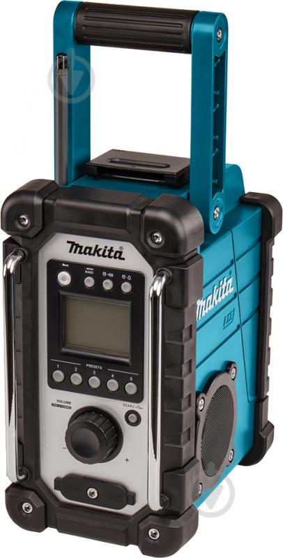 Радиоприемник Makita 14,4/18,0V аккумуляторный 14,4V-18V/AC (LXT/G battery) DMR116 - фото 1