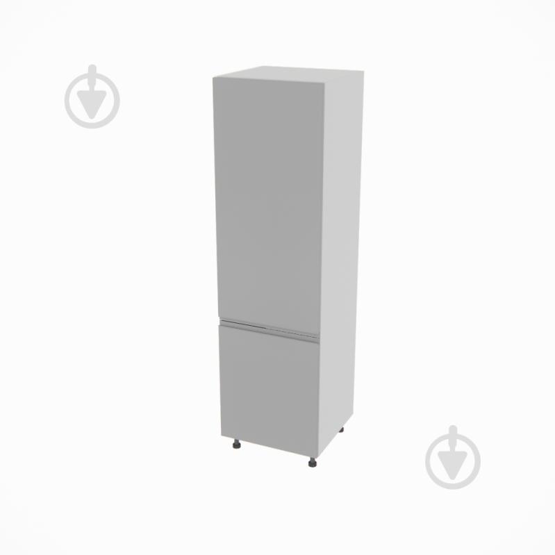 Шафа під холодильник Влада (П 60 Х (720)права) сірий оксамит/попелястий Світ Меблів - фото 1 Шафа під холодильник Влада (П 60 Х (720)права) сірий оксамит/попелястий Світ Меблів - фото 1