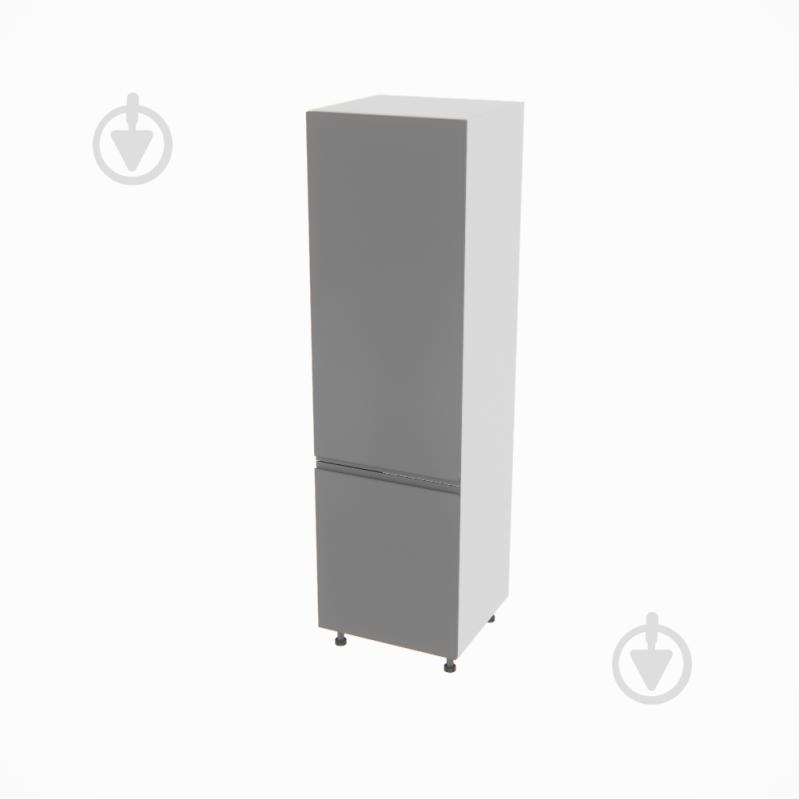 Шкаф под холодильник Влада (П 60 Х (720)левая) графит/пепельный Світ Меблів - фото 1 Шкаф под холодильник Влада (П 60 Х (720)левая) графит/пепельный Світ Меблів - фото 1