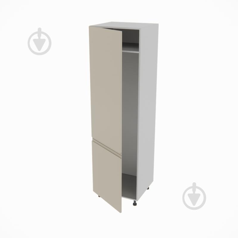 Шафа під холодильник Влада (П 60 Х (720)ліва) айворі/попелястий Світ Меблів - фото 2 Шафа під холодильник Влада (П 60 Х (720)ліва) айворі/попелястий Світ Меблів - фото 2