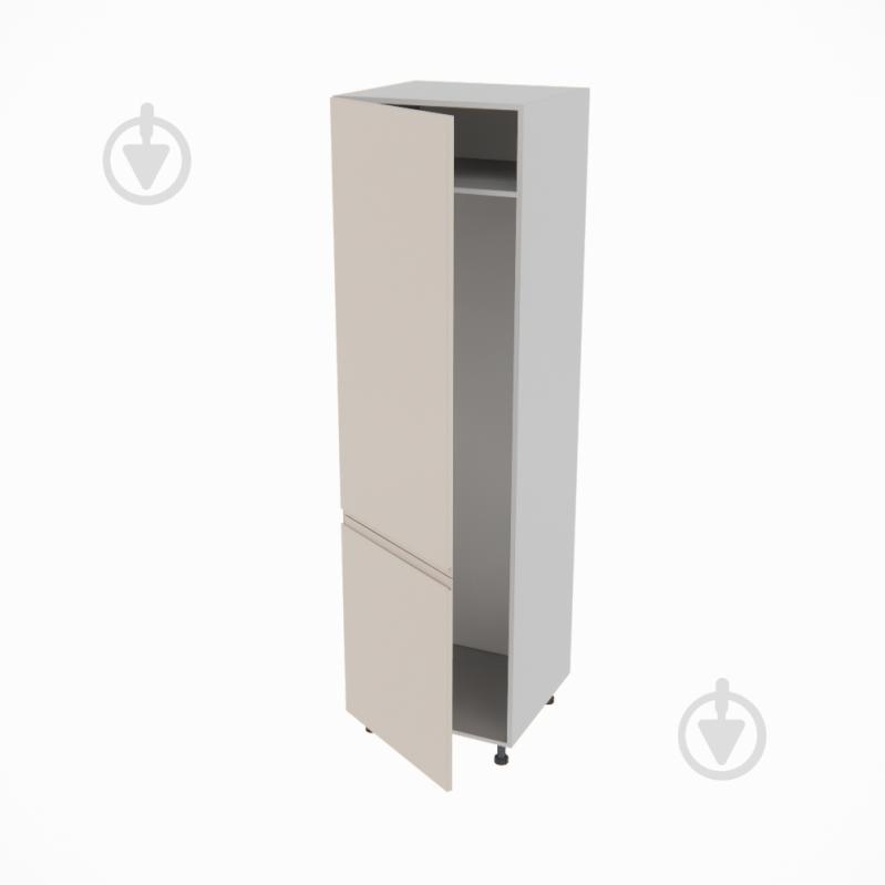 Шкаф под холодильник Влада (П 60 Х (720)левая) пломбир/пепельный Світ Меблів - фото 2 Шкаф под холодильник Влада (П 60 Х (720)левая) пломбир/пепельный Світ Меблів - фото 2