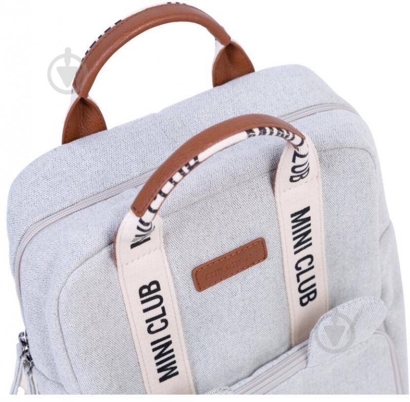 Рюкзак дитячий Childhome Mini Club canvas off white CWKIDSCOW - фото 3