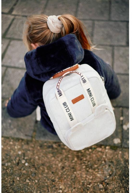 Рюкзак дитячий Childhome Mini Club canvas off white CWKIDSCOW - фото 6