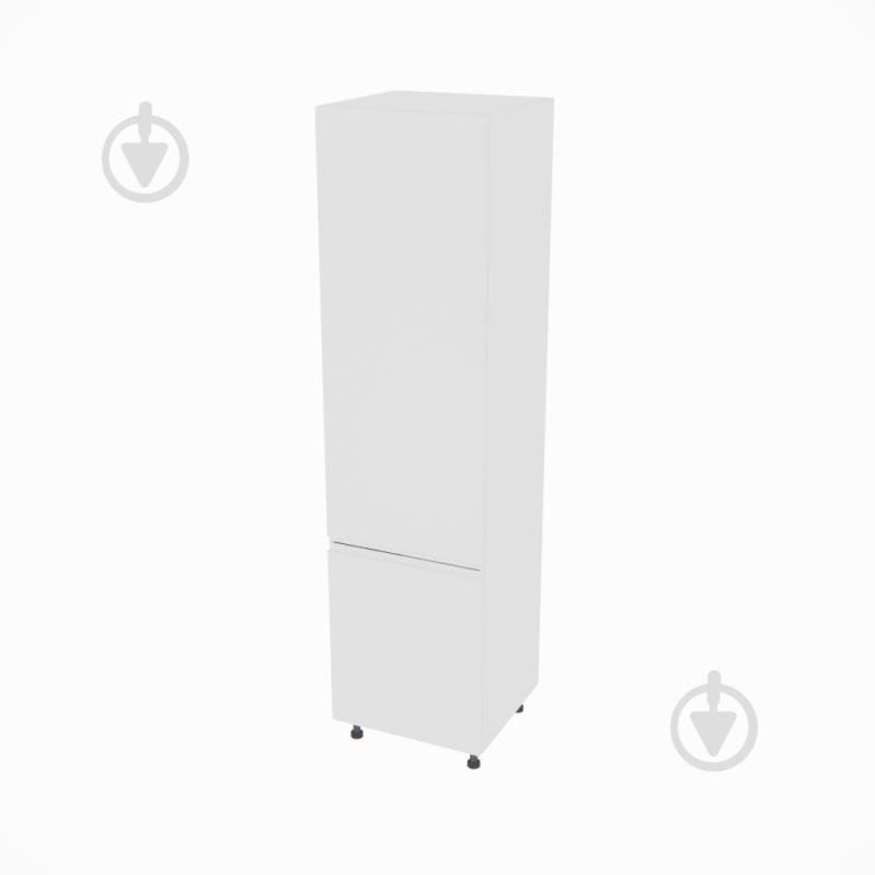 Шкаф под холодильник Влада (П 60 Х (920)левая) белый шелк/белый Світ Меблів - фото 1 Шкаф под холодильник Влада (П 60 Х (920)левая) белый шелк/белый Світ Меблів - фото 1