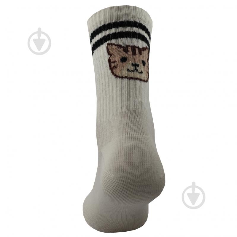Шкарпетки дитячі для дівчаток Premier Socks зі смужками Пухнастик котик р. 20–22 молочний - фото 1 Шкарпетки дитячі для дівчаток Premier Socks зі смужками Пухнастик котик р. 20–22 молочний - фото 1