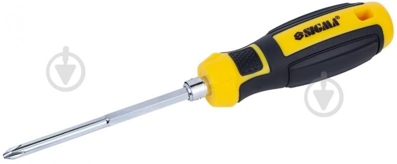 Викрутка Sigma з двосторонніми бітами 6в1 + адаптер CrV Mega 4009711 - фото 3 Викрутка Sigma з двосторонніми бітами 6в1 + адаптер CrV Mega 4009711 - фото 3