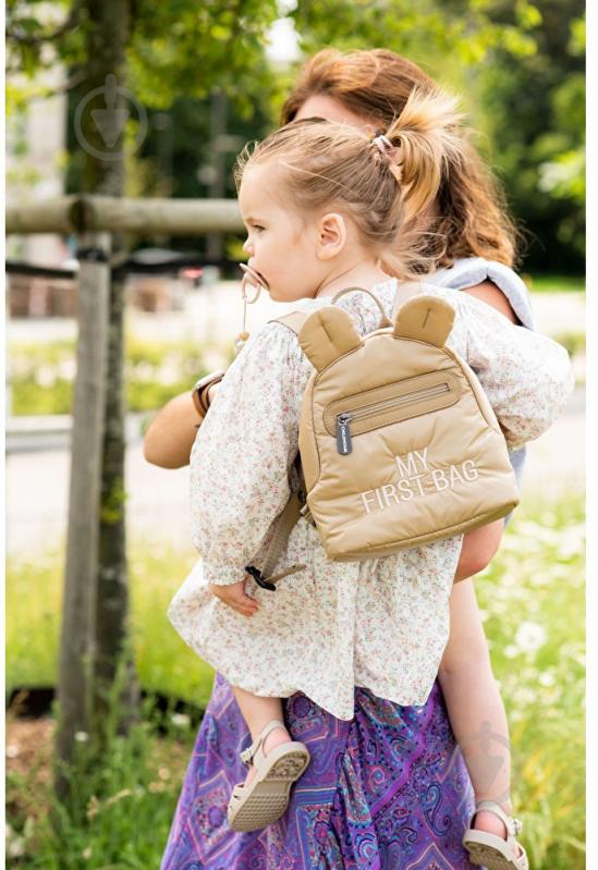 Рюкзак дитячий Childhome My first bag puffered beige CWKIDBPBE - фото 10