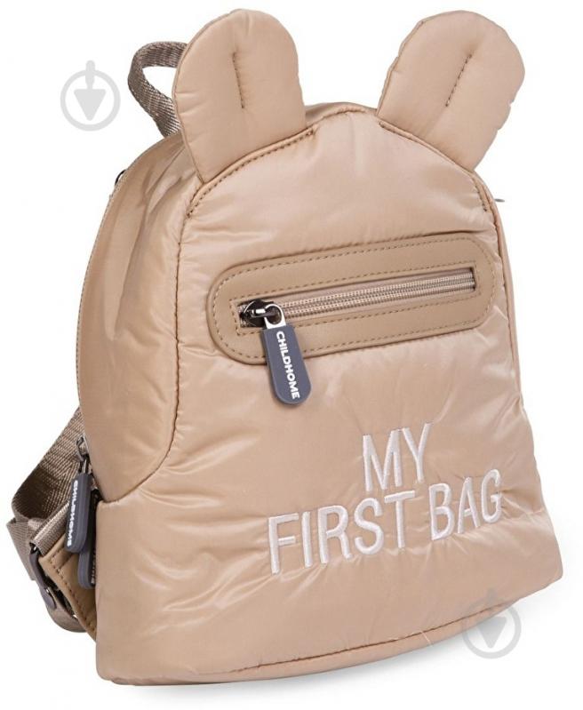 Рюкзак дитячий Childhome My first bag puffered beige CWKIDBPBE - фото 2