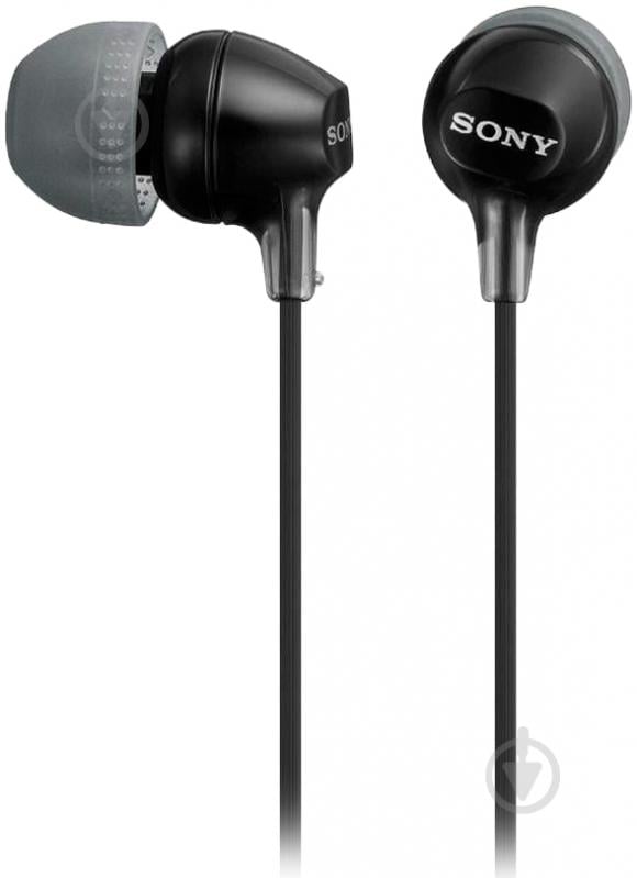 Навушники Sony MDR-EX15LP black (MDREX15LPB.AE) - фото 1