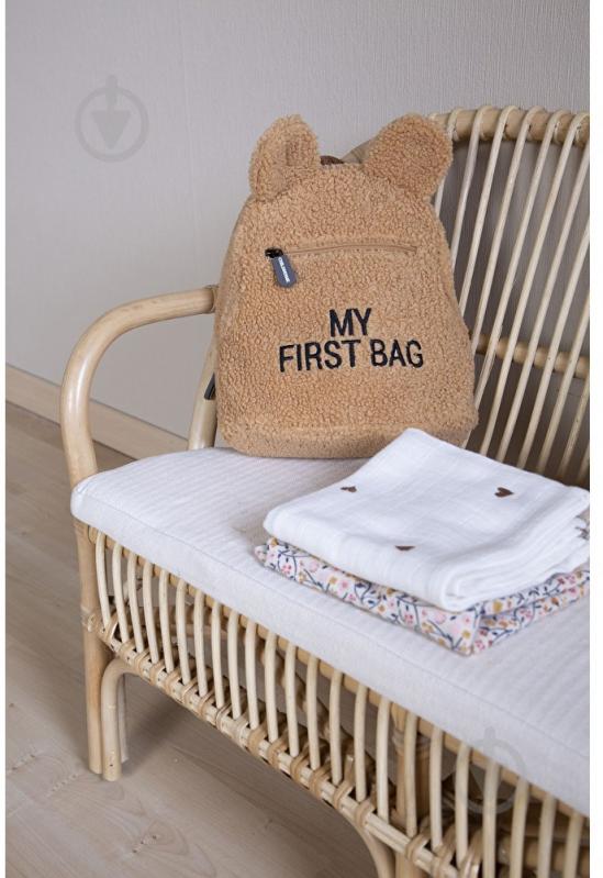 Рюкзак детский Childhome Childhome My first bag teddy beige CWKIDBT - фото 9