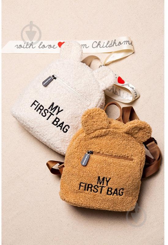 Рюкзак детский Childhome Childhome My first bag teddy beige CWKIDBT - фото 6