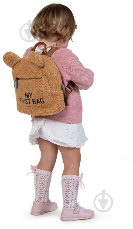 Рюкзак детский Childhome Childhome My first bag teddy beige CWKIDBT - фото 12