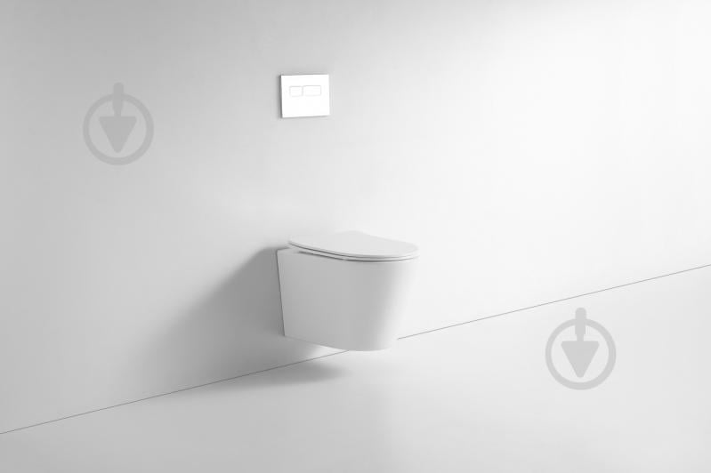 Унитаз подвесной Imprese BLATNA N Rimless 52*36*36см, сидіння Duroplast slow-closing - фото 3