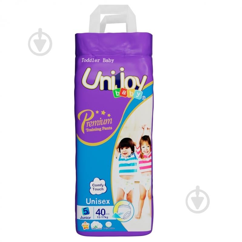 Підгузки-трусики UNIJOY Premium XL 5 12-17 кг 40 шт. - фото 1