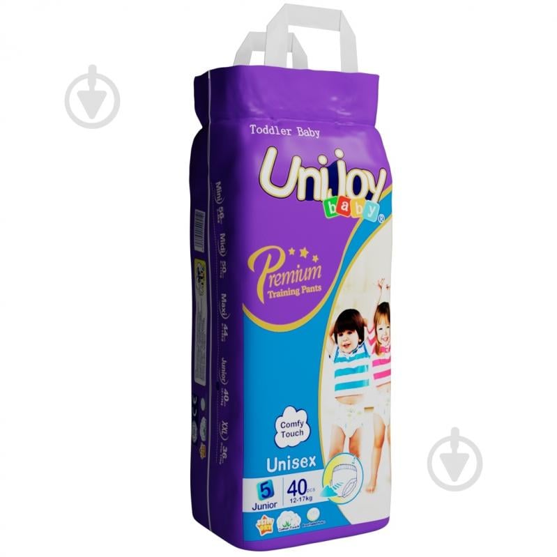 Підгузки-трусики UNIJOY Premium XL 5 12-17 кг 40 шт. - фото 2