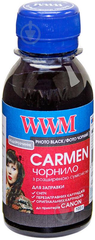 Чернила WWM CANON UNIVERSAL CARMEN Photo Black (CU/PB) black - фото 1