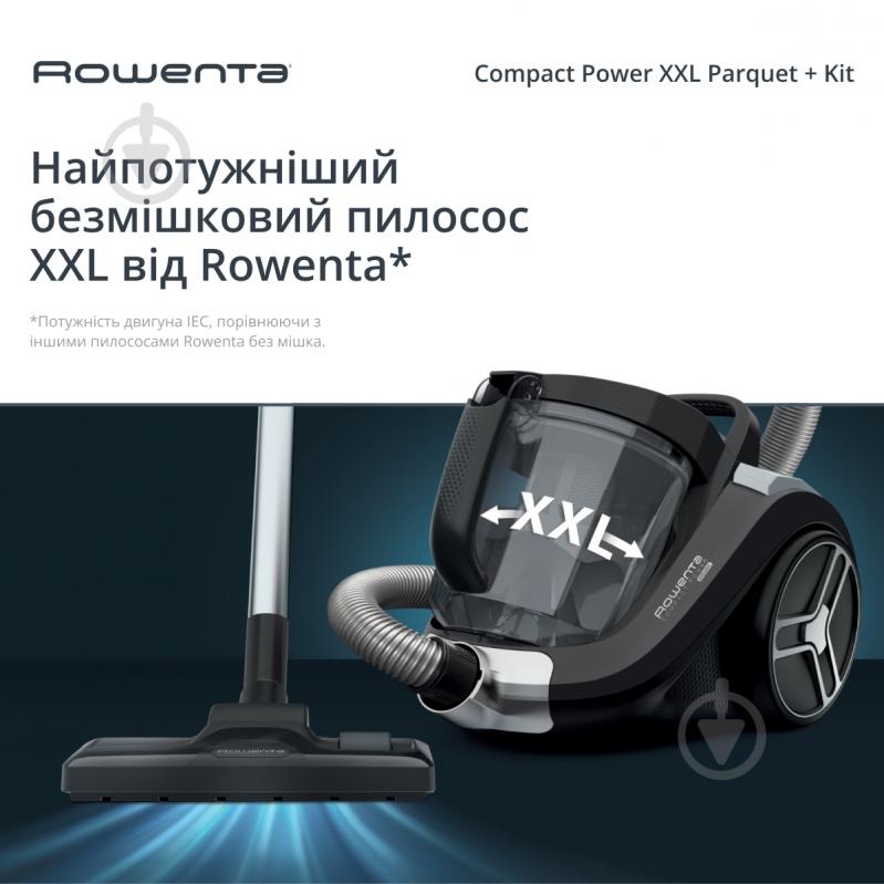 ВІТРИНА! Пилосос Rowenta Compact Power XXL Classic plus Kit RO4B25EA black - фото 2