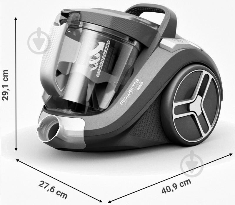 ВІТРИНА! Пилосос Rowenta Compact Power XXL Classic plus Kit RO4B25EA black - фото 26