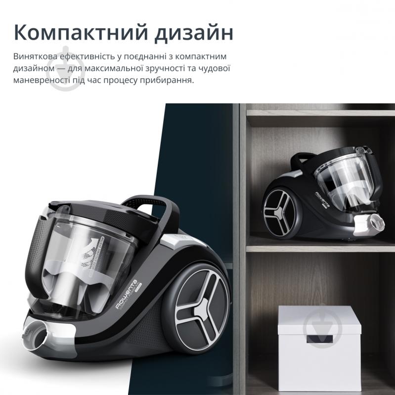 ВІТРИНА! Пилосос Rowenta Compact Power XXL Classic plus Kit RO4B25EA black - фото 3