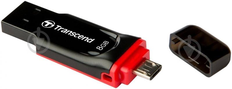 Флеш-память USB Transcend JetFlash 340 8 ГБ USB 2.0microUSB (OTG) (TS8GJF340) - фото 4