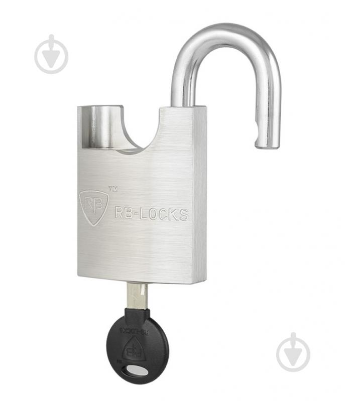 Замок навесной RB-LOCKS G550P KEYLOCX K04 3KEY полузакрытый (амбарный) - фото 2