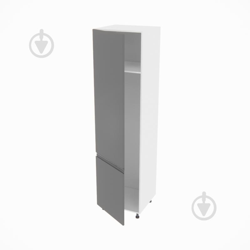 Шафа під холодильник Влада (П 60 Х (920)ліва) графіт/білий Світ Меблів - фото 2