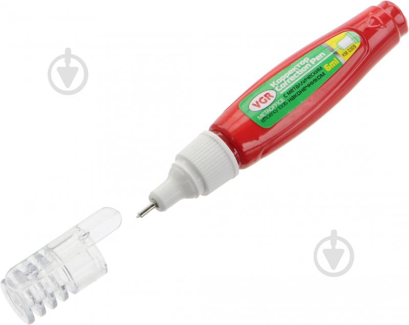 Корректор-ручка VGR 6 мл KM0309 - фото 2 Корректор-ручка VGR 6 мл KM0309 - фото 2