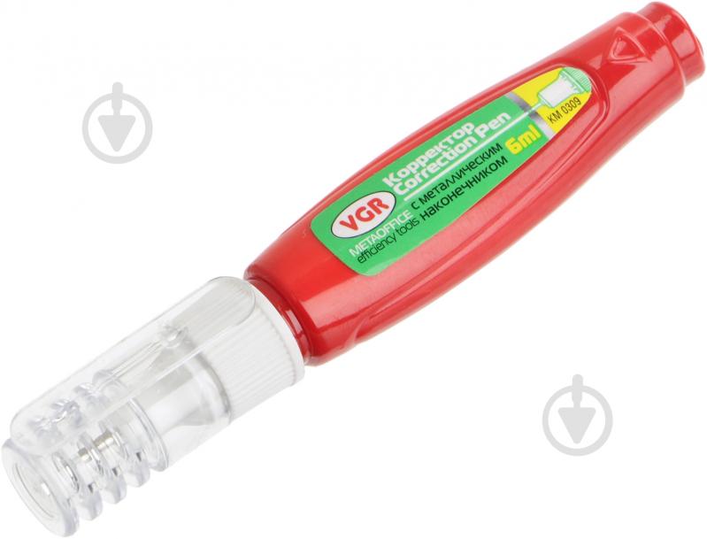 Корректор-ручка VGR 6 мл KM0309 - фото 1 Корректор-ручка VGR 6 мл KM0309 - фото 1