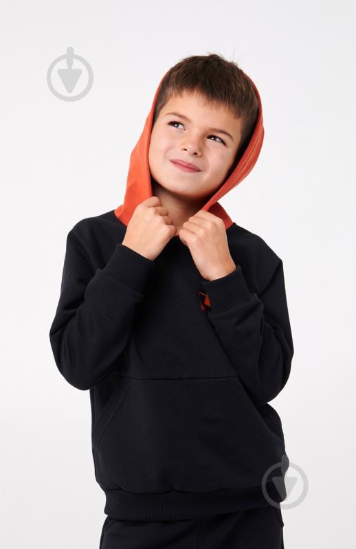 Толстовка для хлопчика Smil р.92 чорний 116546 - фото 2