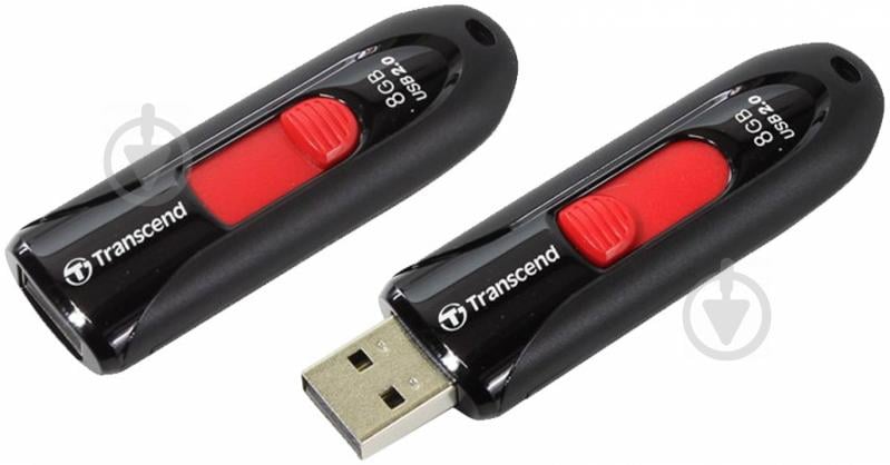 Флеш-пам'ять USB Transcend JetFlash 590 8 ГБ USB 2.0 black (TS8GJF590K) - фото 2