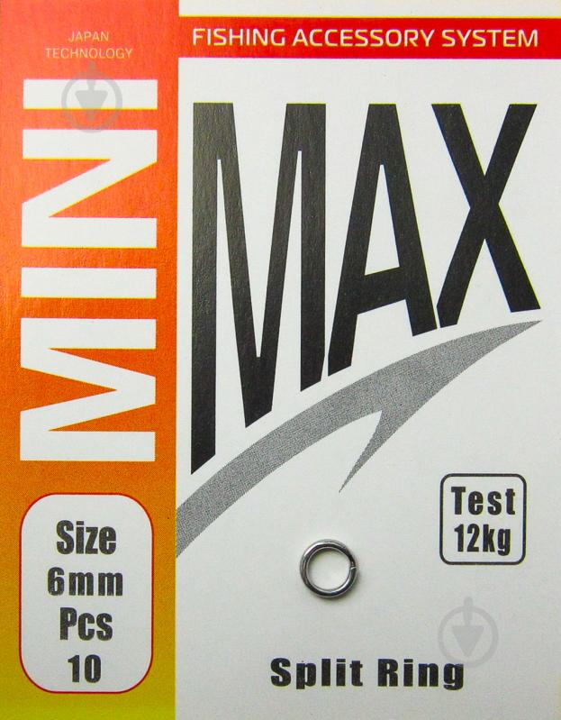 Заводное кольцо MiniMax Spirit Ring 10 шт. 6мм YM-6008-6 - фото 1