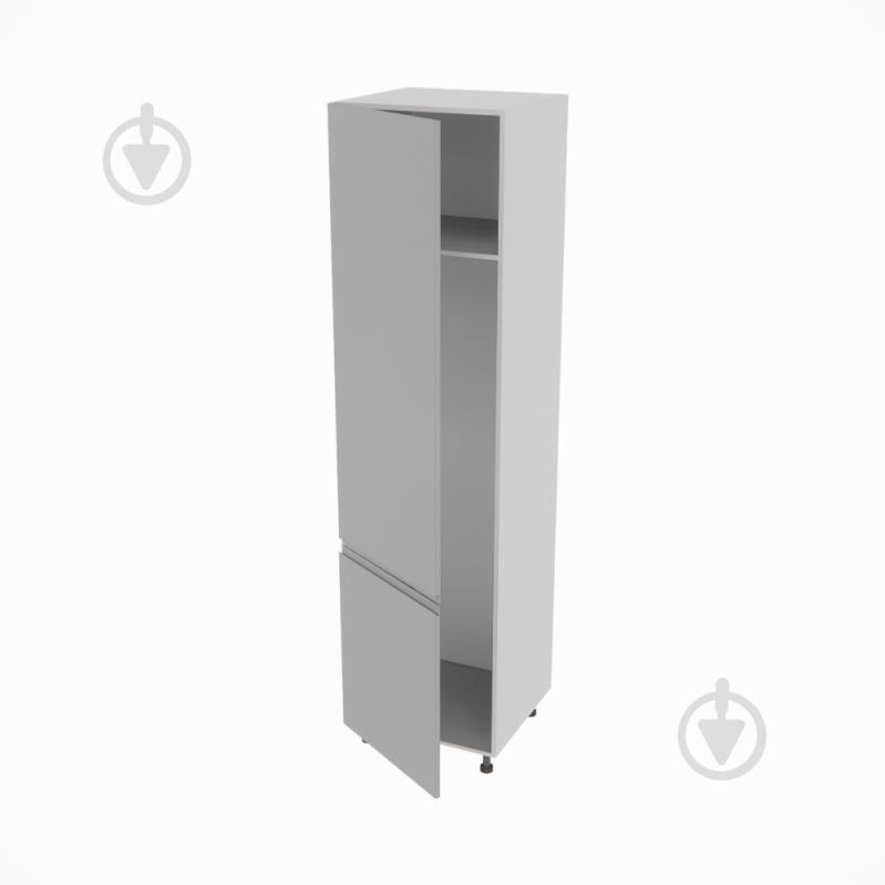 Шафа під холодильник Влада (П 60 Х (920)ліва) сірий оксамит/попелястий Світ Меблів - фото 2