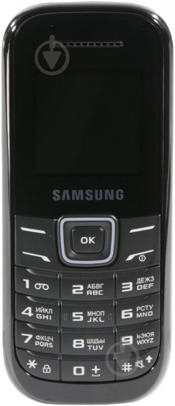 Мобильный телефон Samsung E1200 black GT-E1200ZKISEK - фото 1
