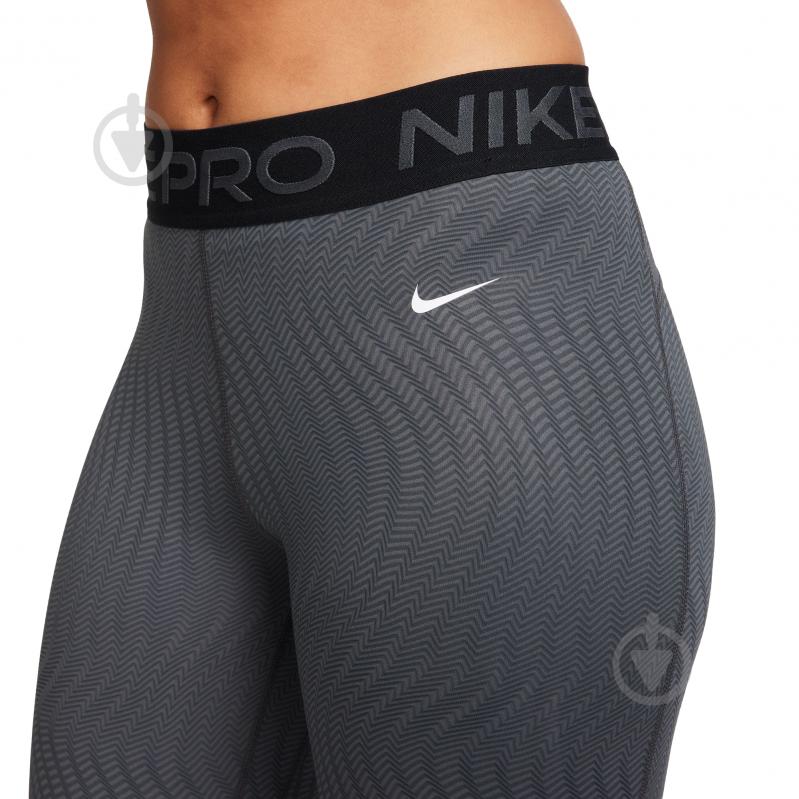 Лосини Nike W NP DF MR 7/8 TIGHT AOP FN4154-060 р.XL сірий - фото 3