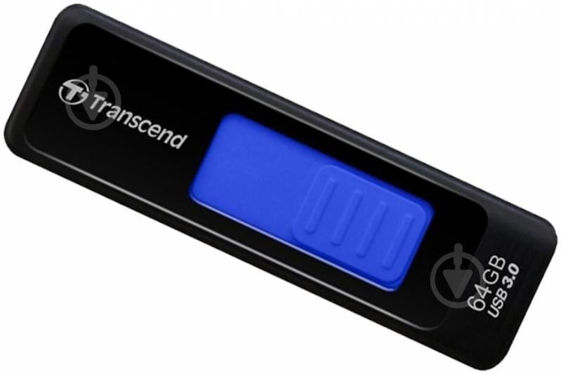 Флеш-память USB Transcend JetFlash 760 64 ГБ USB 3.0 black (TS64GJF760) - фото 1