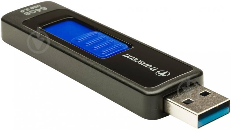 Флеш-память USB Transcend JetFlash 760 64 ГБ USB 3.0 black (TS64GJF760) - фото 2