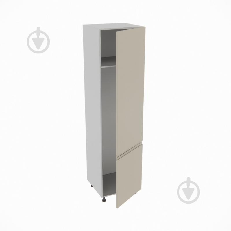 Шафа під холодильник Влада (П 60 Х (920)права) айворі/попелястий Світ Меблів - фото 2 Шафа під холодильник Влада (П 60 Х (920)права) айворі/попелястий Світ Меблів - фото 2