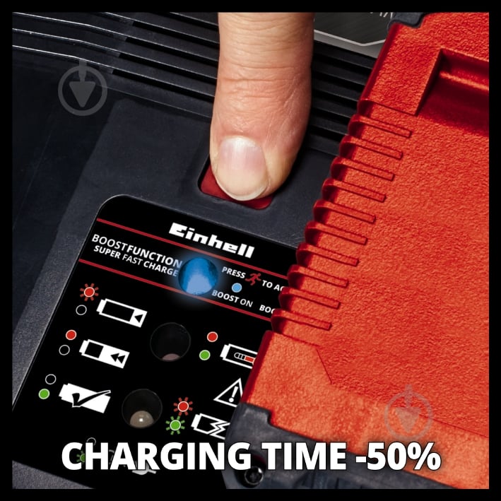 Набір Einhell акумулятор + зарядний пристрій 18V PXC PLUS Multi-Ah 4-6 Аг + Boostcharger 4512143 - фото 5