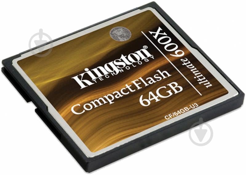 Карта памяти Kingston Compact Flash 64GB Ultimate (CF/64GB-U3) - фото 2