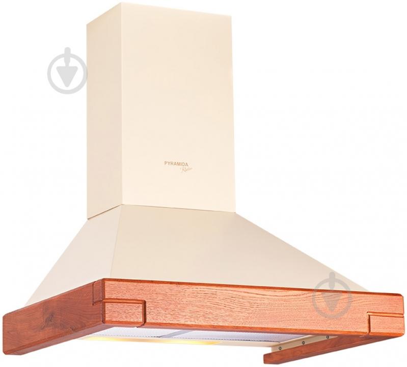 Вытяжка Pyramida KH 60 WOOD IVORY CHERRY - фото 3
