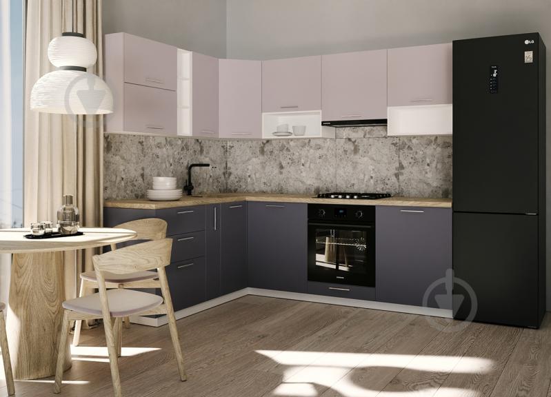 Кухня модульная ROKO Руна прямая МДФ / ДСП 1,8×1,8м макиато/грозовое небо мат/белый - фото 1 Кухня модульная ROKO Руна прямая МДФ / ДСП 1,8×1,8м макиато/грозовое небо мат/белый - фото 1