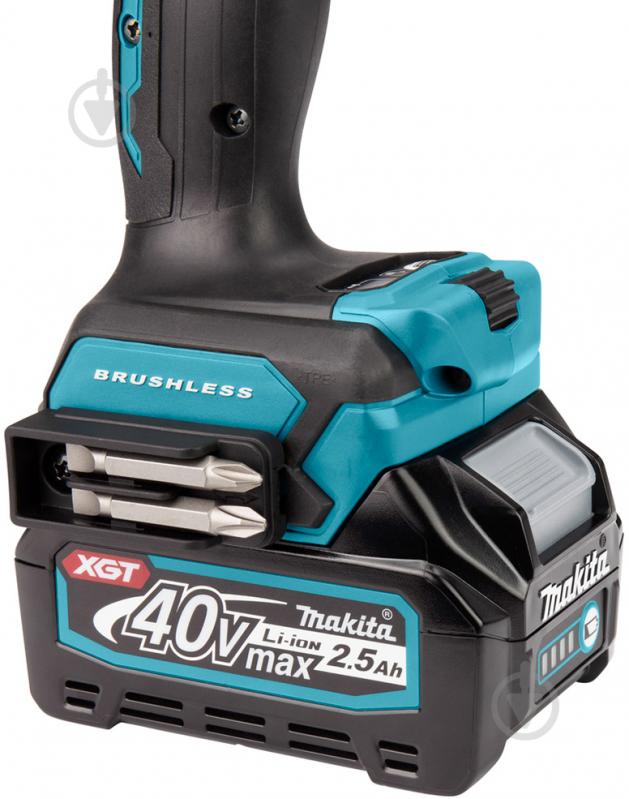 Шуруповерт акумуляторний Makita XGT 40 V Max DF001GD201 - фото 12