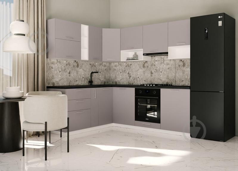 Кухня модульная ROKO Руна прямая МДФ 1,8×1,8м мокко матовый/белый - фото 1 Кухня модульная ROKO Руна прямая МДФ 1,8×1,8м мокко матовый/белый - фото 1